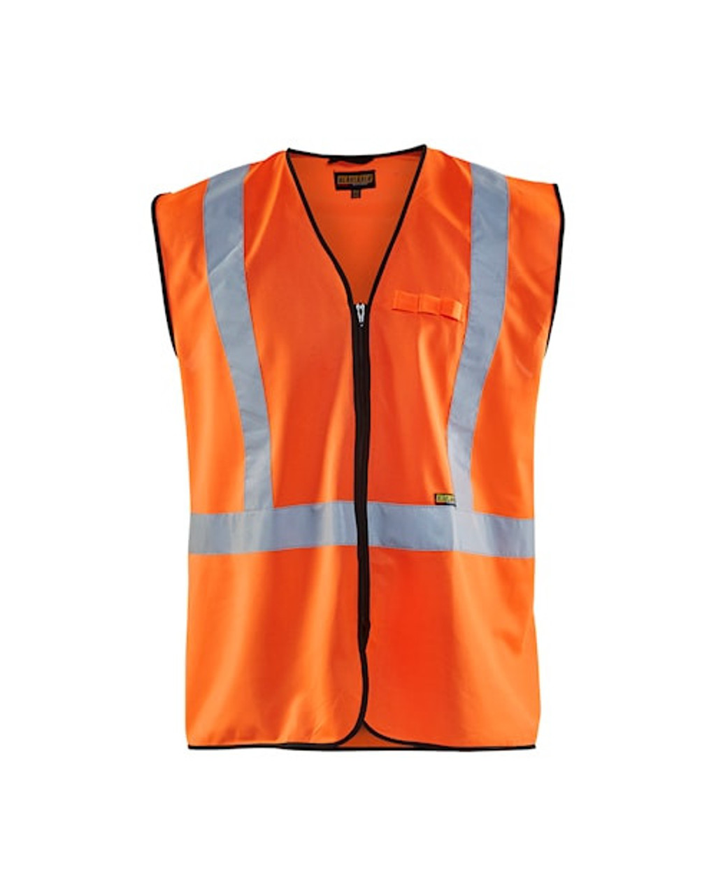 BLAKLADER Vest | Vest Work Uniform Vest with Reflective Tape + VISITOR Print with Neutral for Plumbers, Carpenters and Electricians available in Melbourne