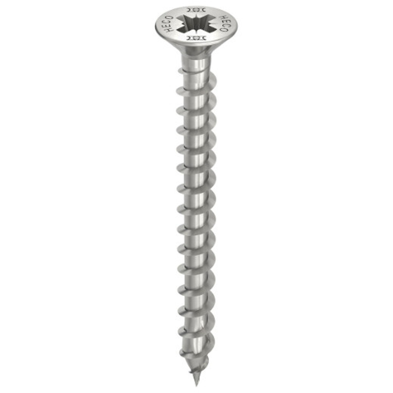 HECO A2 304 Stainless Steel Raised Countersunk Head Screws | Raised Countersunk Head Screws for Carpentry Screws, Hinge Screws in Adelaide and Melbourne.