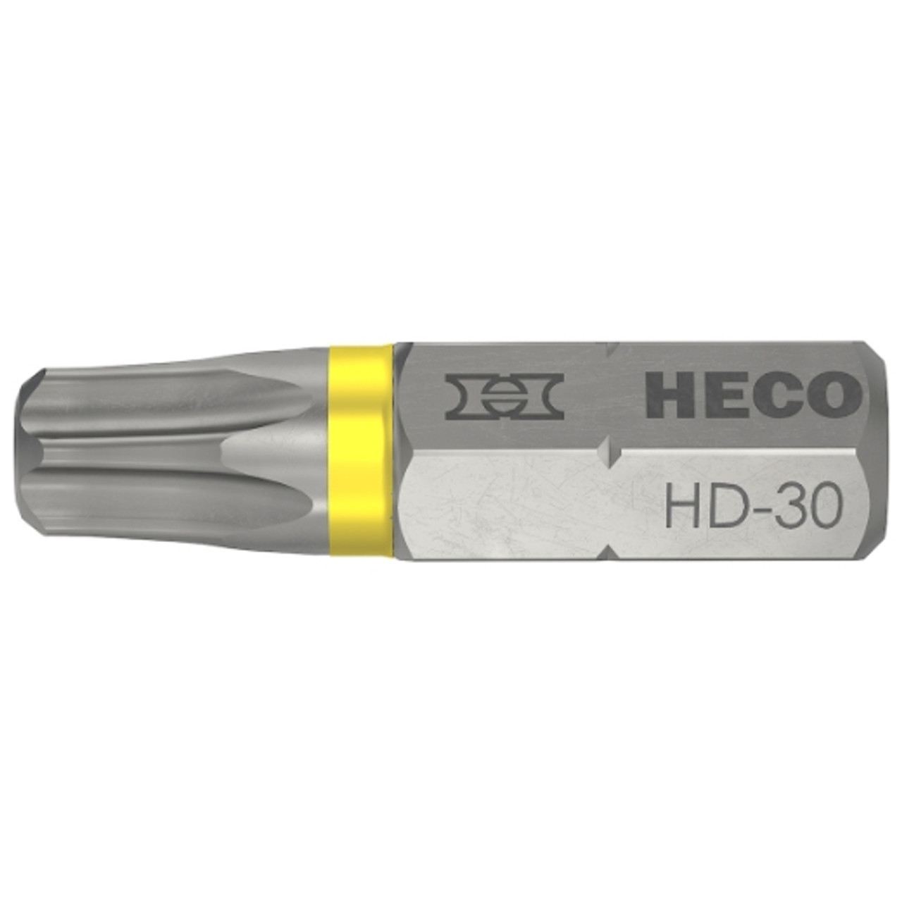 HECO Schrauben Drive Bits | Pack of 2 T30 / HD30 Drive Bits for Torx Drive, Screws and Fasteners, Chipboard Screws, Pan Head Screws, Trade Supplies and Woodworking