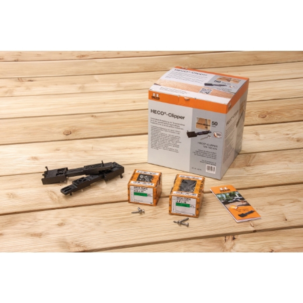 HECO Accessories | CLIPPER SET Concealed Fastening Accessories for Decking
