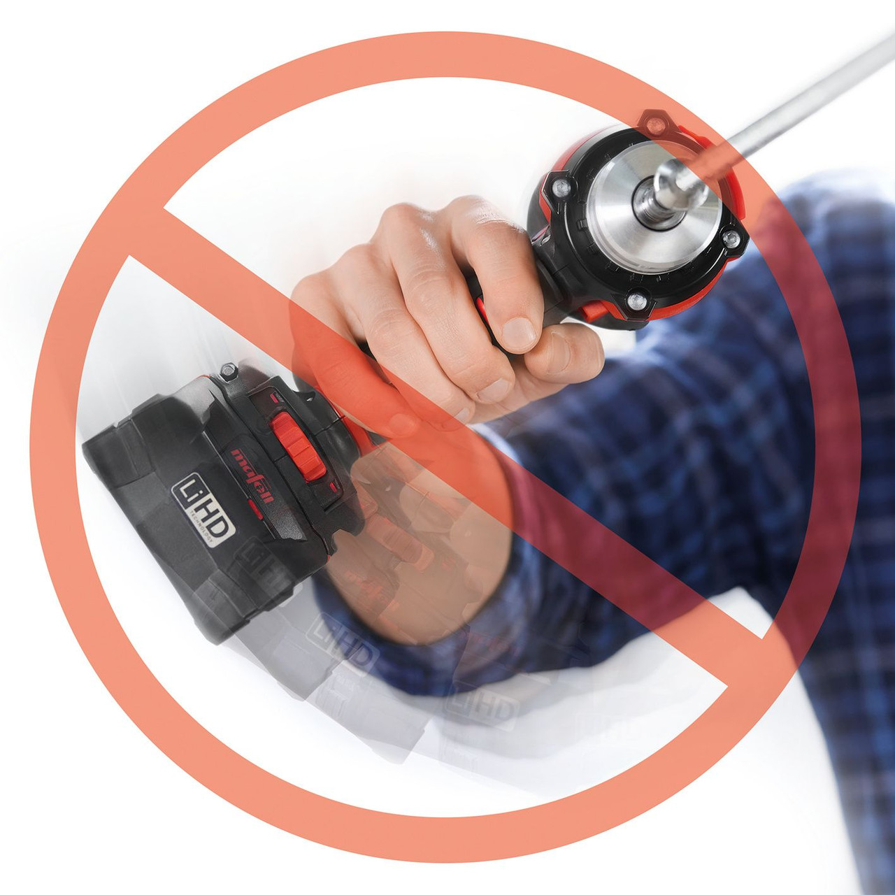 Electronic anti-kickback function provides extra safety by actively shutting down the motor and protecting the wrist against sudden twisting.