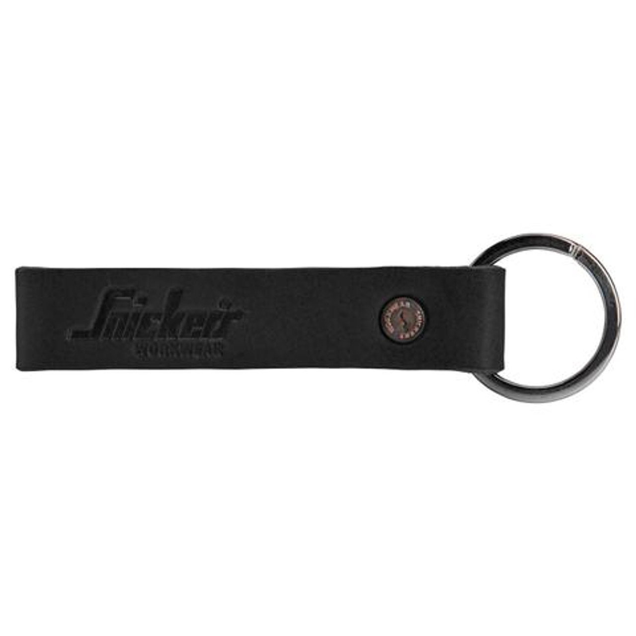 Snickers Workwear, Stylish keyring in full-grain leather made from waste leather, making this timeless product an eco-friendly choice.