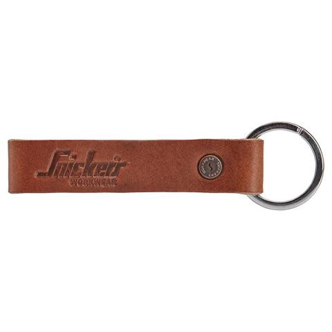 Snickers Workwear, Stylish keyring in full-grain leather made from waste leather, making this timeless product an eco-friendly choice.