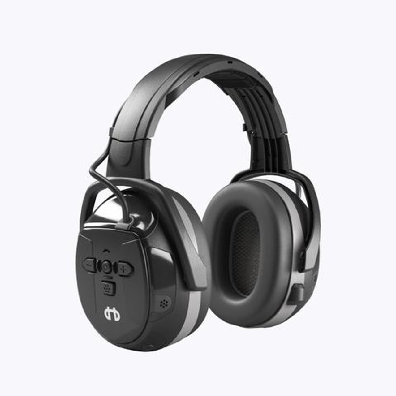 HELLBERG Ear Muffs | Xstream LD Class 2 Waterproof, Active Monitoring and Bluetooth Earmuffs  with Headband for Excavator Operators, Landscapers and Rail Industry