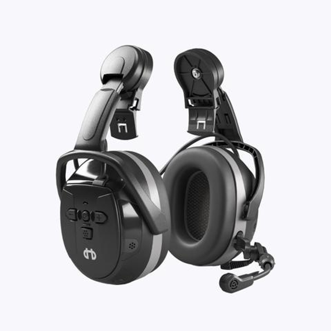 HELLBERG Hearing Protection | XSTREAM LD Bluetooth Earmuffs Hearing Protection with Active Monitoring and Waterproof in Helmet Version