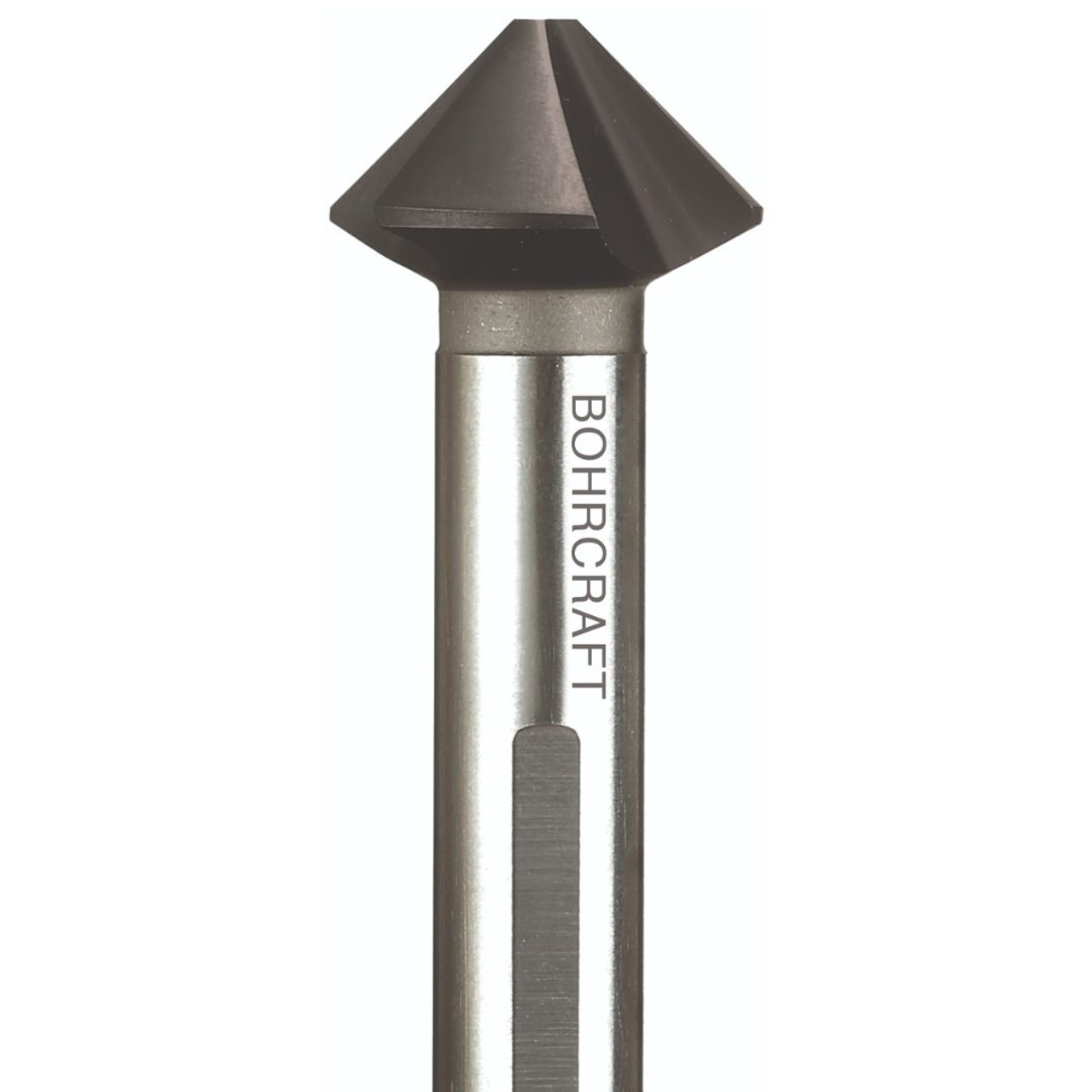 BOHRCRAFT 1731 HSS-G AL-Cro Coated Countersinks is designed for precision machining across a wide range of materials.