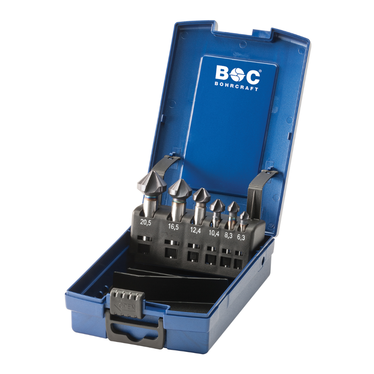 Craftsman Hardware supplies Countersinks from BOHRCRAFT  for Steel with HSS-G AL-Cro Coated for the Carpentry Industry and Operators in Brighton, Cheltenham and Moorabin