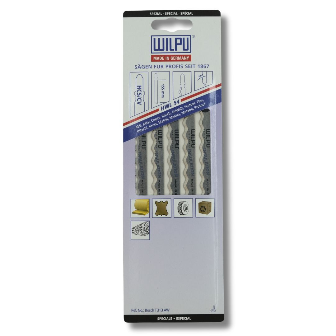 WILPU HWL 54 180mm Insulation Jigsaw Blade for Rubber