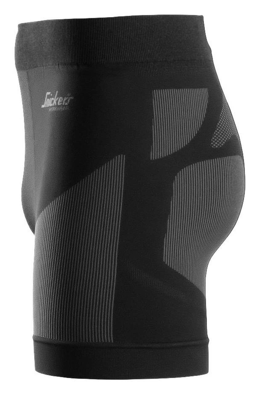 SNICKERS Underwear | Mens 9429 Navy Black Litework 37.5 Seamless Stretch Shorts