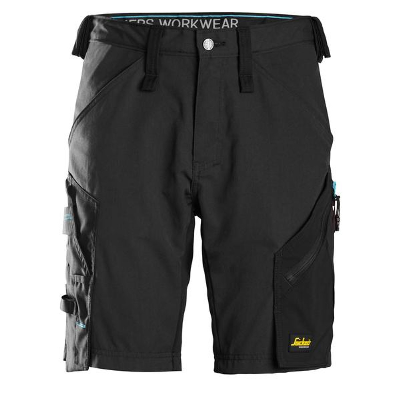 SNICKERS Shorts 6112 with  for SNICKERS Shorts | 6112 Lite Work Black Shorts with Durable Poly/Cotton Blend that have Configuration available in Carpentry
