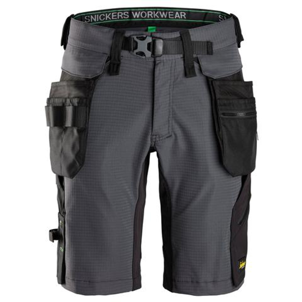 SNICKERS Shorts 6172 with Detachable Holster Pockets  for SNICKERS Shorts | 6172 Flexi Work Mid Grey Shorts with Detachable Holster Pockets 2-Way Stretch that have Configuration available in Electrical