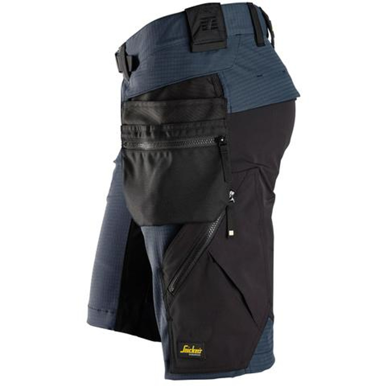 SNICKERS 2-Way Stretch Navy Blue Shorts for Electricians that have Detachable Holster Pockets  available in Australia and New Zealand