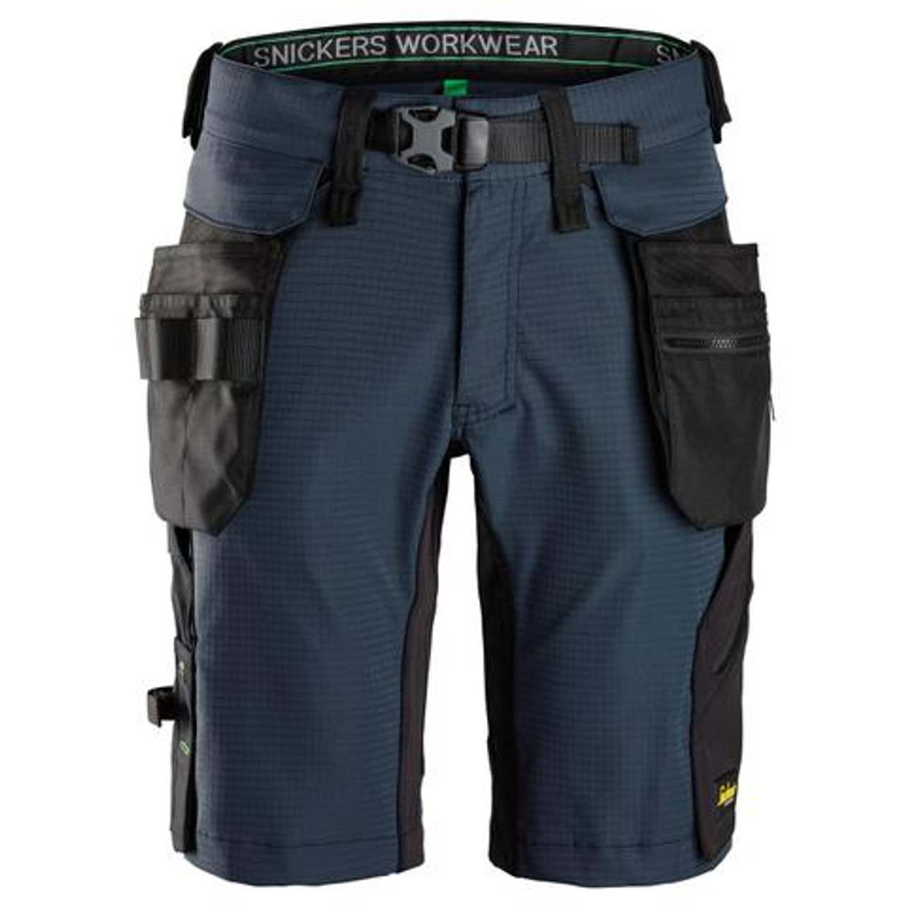 SNICKERS Shorts | 6172 Flexi Work Navy Blue Shorts with Detachable Holster Pockets 2-Way Stretch