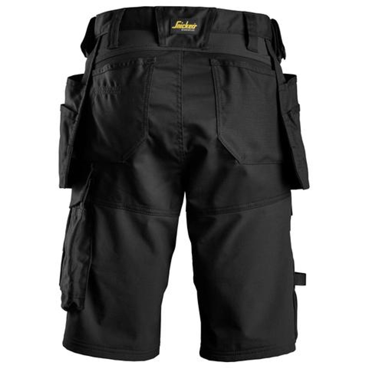 BLAKLADER Shorts 6147 with Holster Pockets  for BLAKLADER Shorts | 6147 Womens Allround Work Black Shorts with Holster Pockets Cotton with Stretch that have Configuration available in Electrical