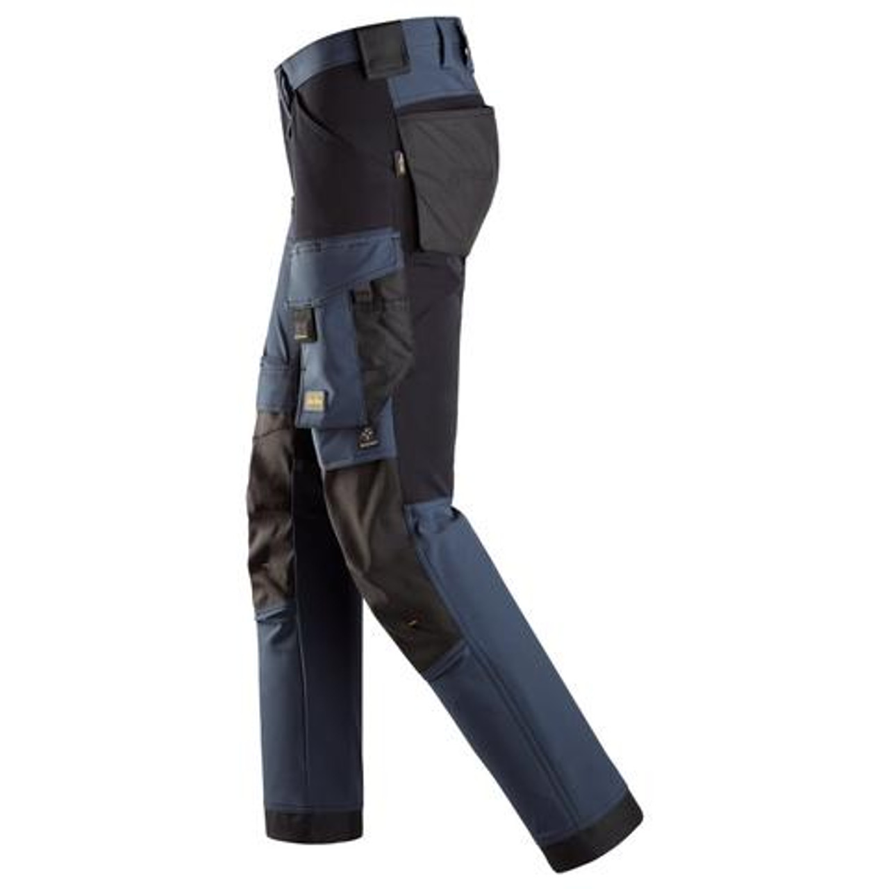 Buy online in New Zealand and Australia SNICKERS 4-Way Stretch Navy Blue Trousers for Cabinet Makers that have Kneepad Pockets