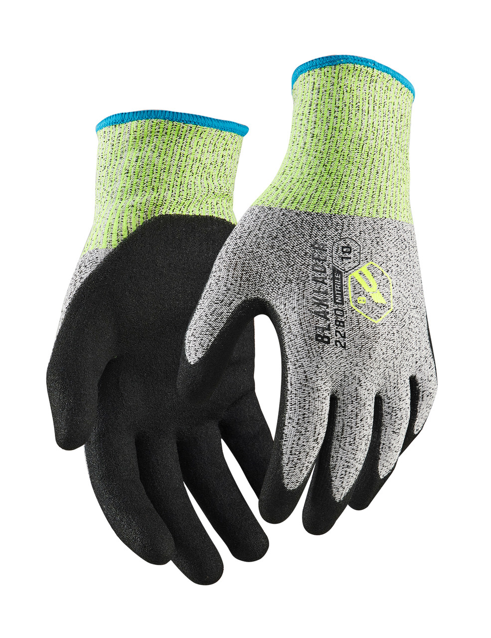 BLAKLADER Gloves | 2280 Gloves with Cut Protection with Nitrile Coating