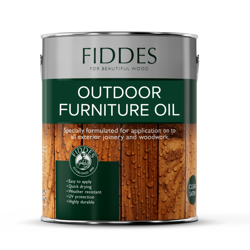 FIDDES OUTDOOR FURNITURE OIL Clear Exterior