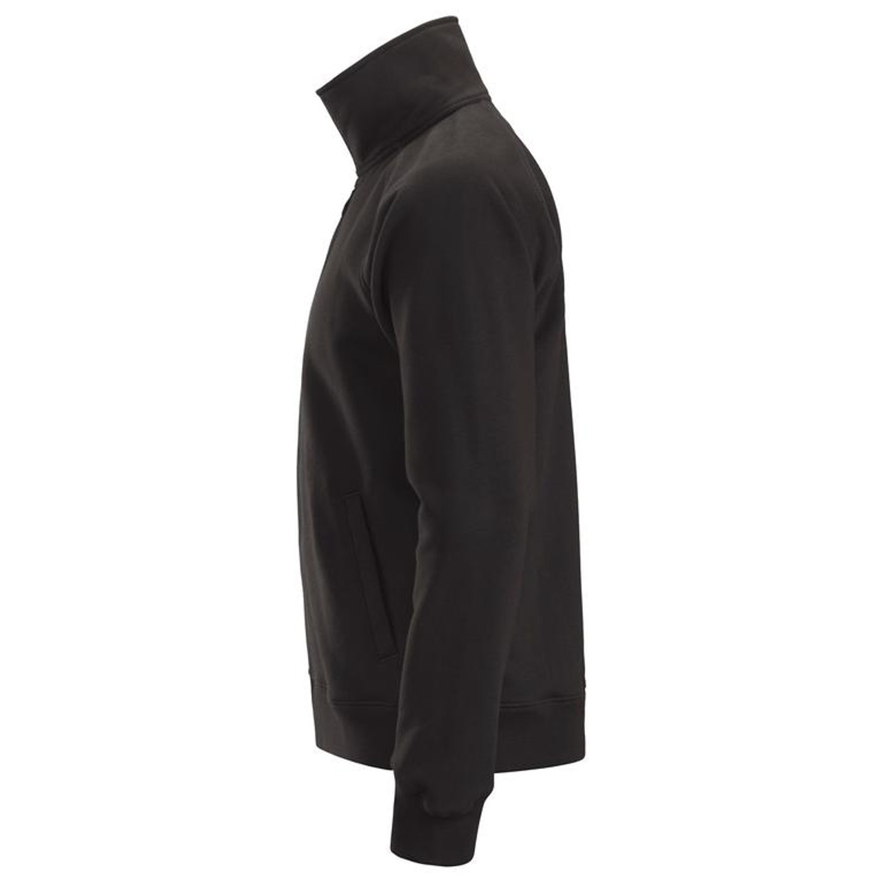 SNICKERS Sweater | 2886 Black Full Zip Pullover in Durable Poly/Cotton Blend
