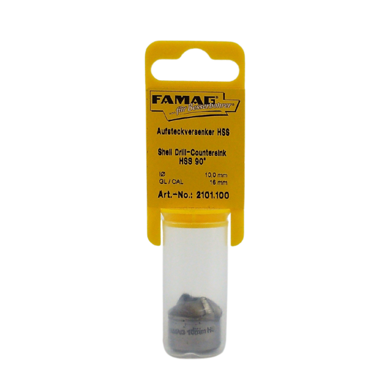 FAMAG Shell Countersinks | Supplier of 2101 90° Countersink - Ø 16mm  for 10mm Drill, Screw Head Recessing, Countersunk Head Screws, Screws and Fasteners, Trade Supplies and Carpentry