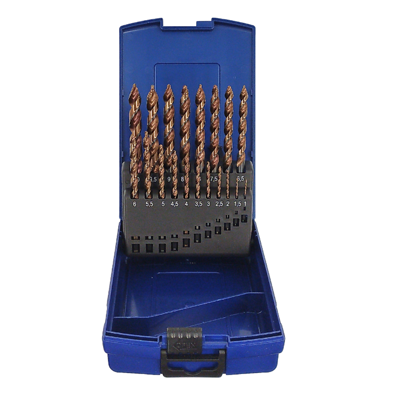 Craftsman Hardware supplies Drill Bits such as BOHRCRAFT 1203 TURBO STEP 19 pc Set ⌀1-10mm Drill Bits for Steel with HSS-E Cobalt 5% for the Carpentry Industry and Operators in Brighton, Cheltenham and Moorabin