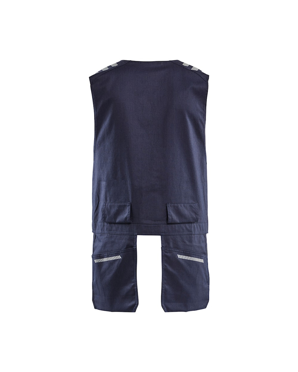 BLAKLADER Durable Poly/Cotton Blend Navy Blue Tool Vest for Welders that have Holster Pockets  available in Australia and New Zealand