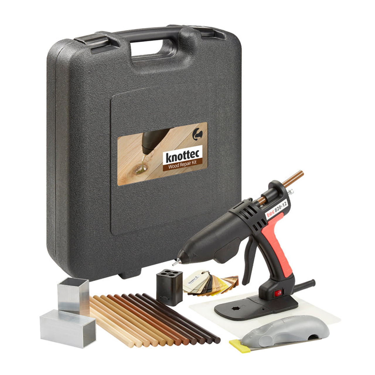 KNOTTEC Applicator | 820-12 Corded Applicator Glue Gun Kit for Professional Wood Repair
