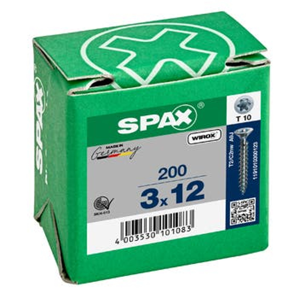 SPAX Screws | 3mm T10 Countersunk Head Screws with Full Thread in WIROX