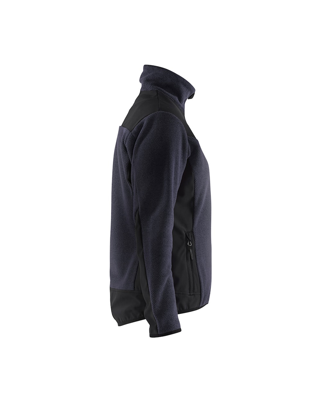 BLAKLADER Jacket | 5943 Womens Dark Navy Blue /Black Jacket Knitted with Full Zip in Polyester Fleece
