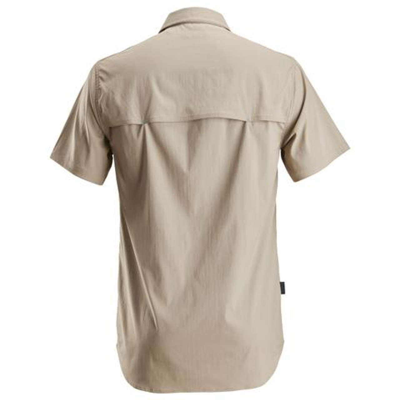 Buy Online SNICKERS Khaki Shirt with Short Sleeves for the Construction Industry and Operators in Perth, Sydney and Brisbane