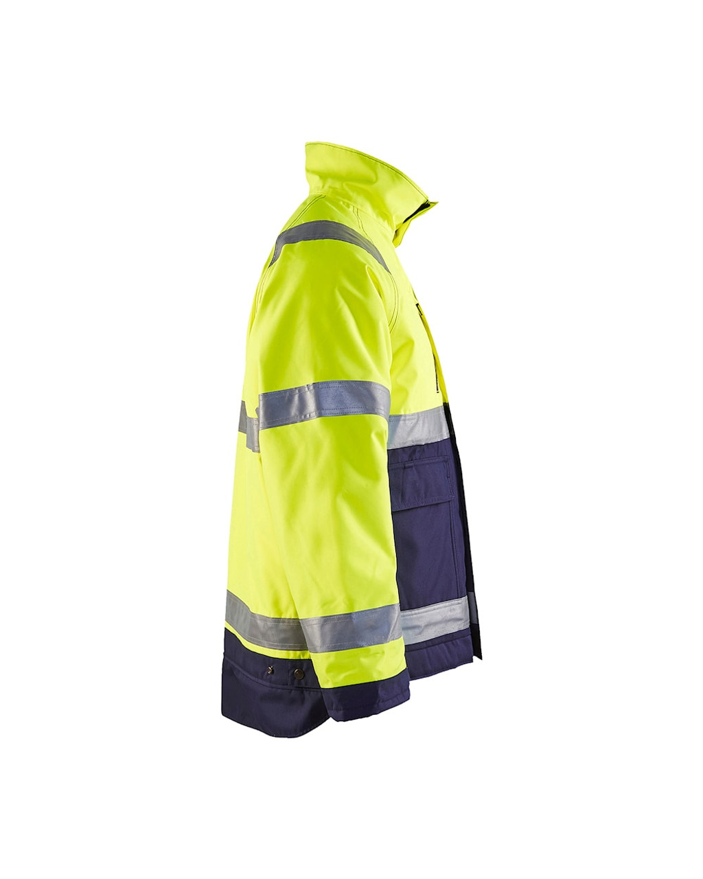 BLAKLADER Jacket  4827  with  for BLAKLADER Jacket  | 4827 High Vis Yellow / Navy Blue  Full Zip Winter Windproof Jacket in Reflective Tape Polyester Waterproof that have Full Zip  available in Australia and New Zealand