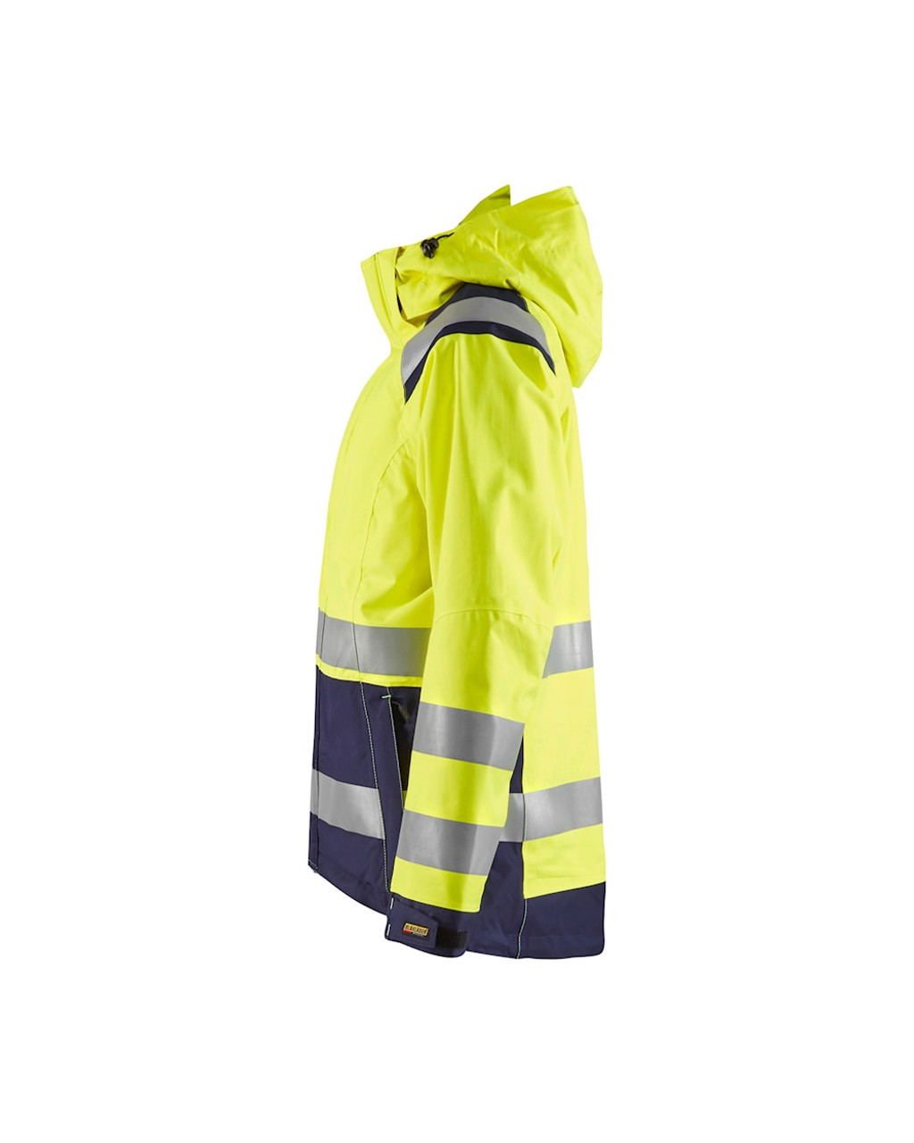 BLAKLADER Jacket | 4904 Womens High Vis Yellow /Navy Blue Jacket Waterproof with Reflective Tape in Polyester