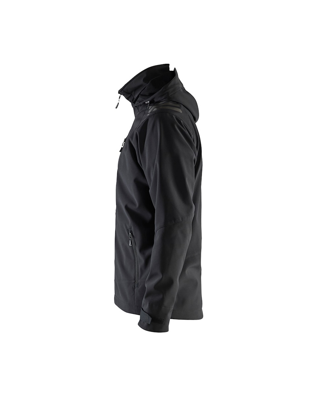 The Water Repellent Blaklader jacket model 4749 in Black with Black details is essential for your work wardrobe.