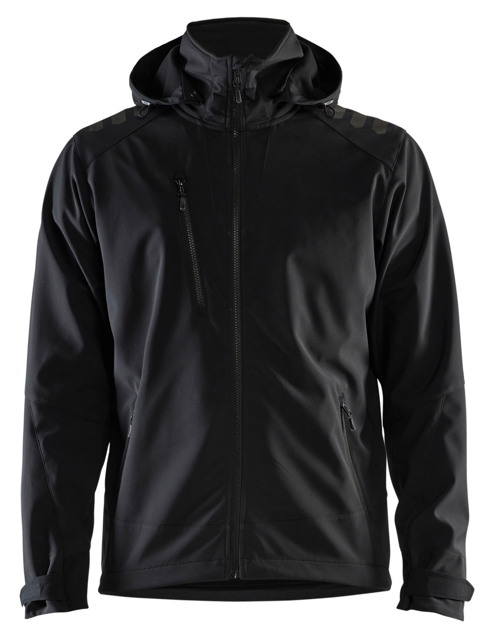 Upgrade your workwear with the Black Blaklader Workwear jacket, ideal for all seasons with Water Repellent .