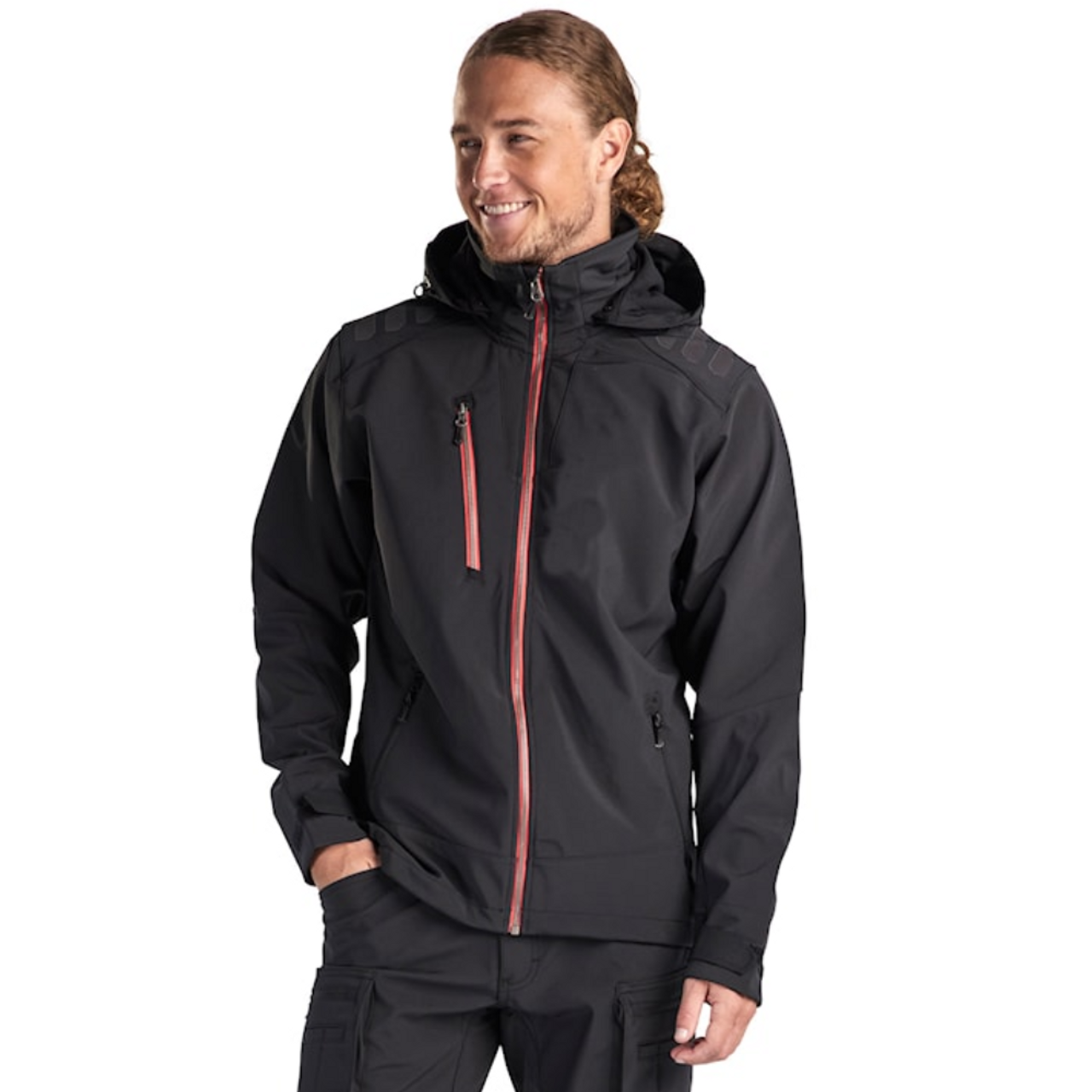 Buy online in Australia and New Zealand a Mens Black Jacket  for Carpenters that are comfortable and durable.