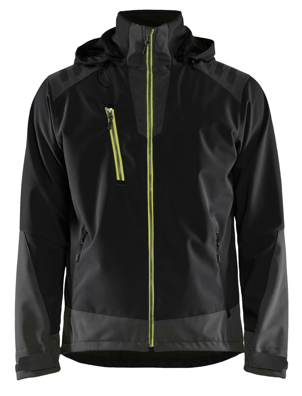 BLAKLADER Jacket  4749  with  for BLAKLADER Jacket  | 4749 Mens Black Full Zip Jacket in Waterproof Softshell that have Full Zip  available in Australia and New Zealand
