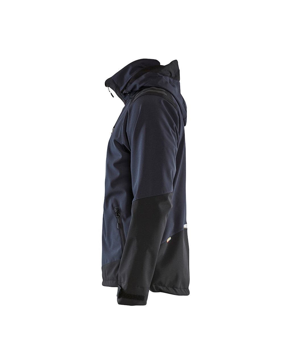 BLAKLADER Softshell Dark Navy Blue  Jacket  for Carpenters that have Full Zip Waterproof  available in Australia and New Zealand