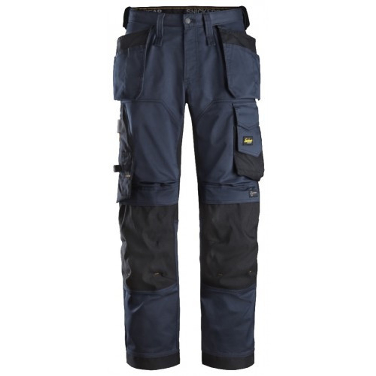 SNICKERS WORKWEAR Trousers | 6251 Navy Blue Trousers with Holster Pockets for Electricians, Plumbers in the Construction Industry