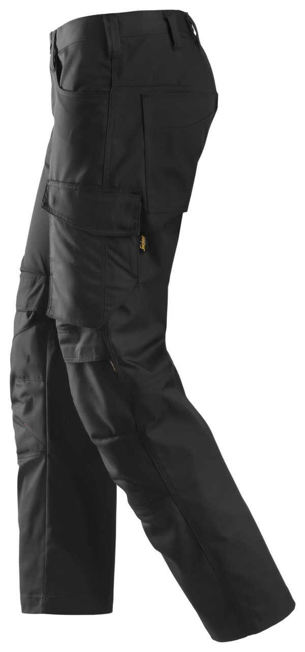 Suitable work Trousers available in Australia SNICKERS Cordura Black Trousers for Carpenters