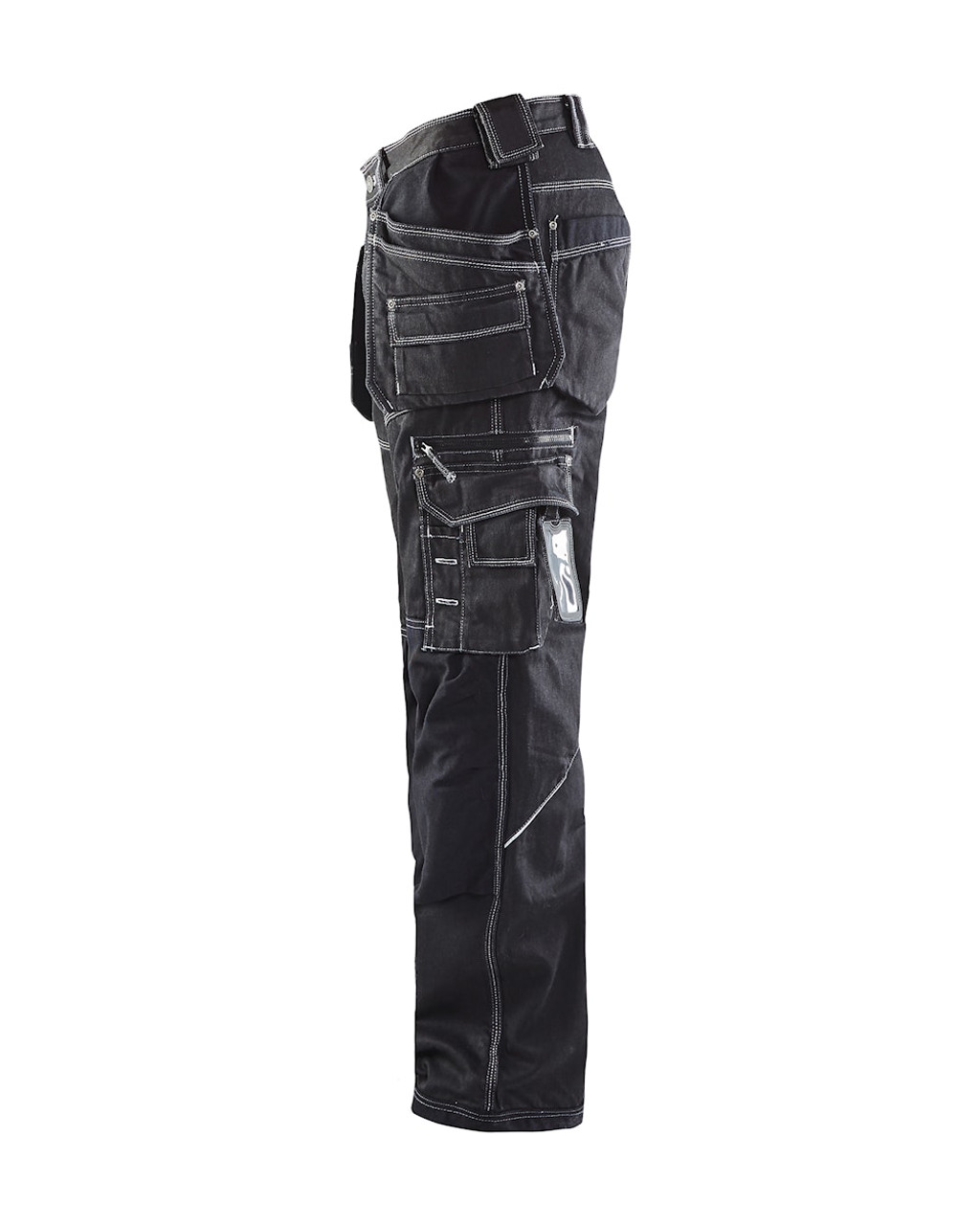 Suitable work Trousers available in Australia BLAKLADER 2-Way Stretch Black Trousers for Electricians