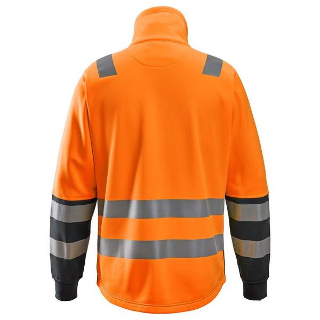 SNICKERS Polyester High Vis Orange  Jacket for Electricians that have Full Zip Reflective Tape  available in Australia and New Zealand