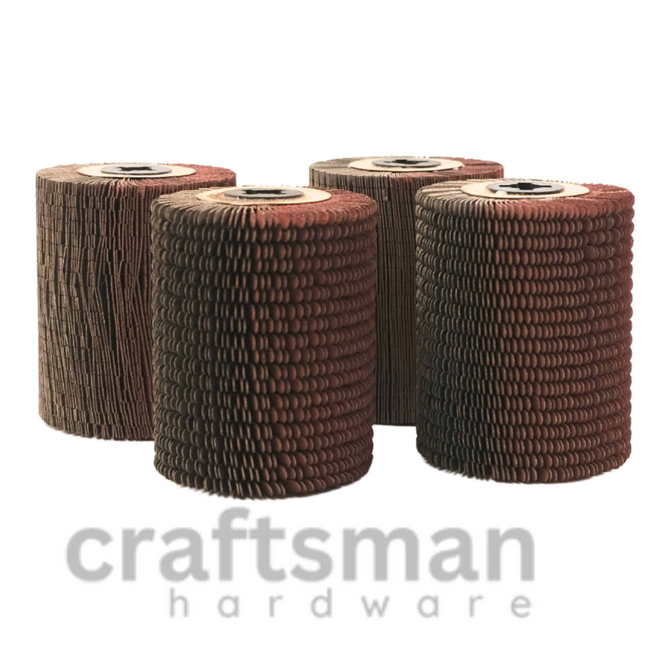Shop RESTORER TOOL Brush Attachment Kit for Profile Sanding with 120 and 240 grit flap and profile sanding sleeves.
