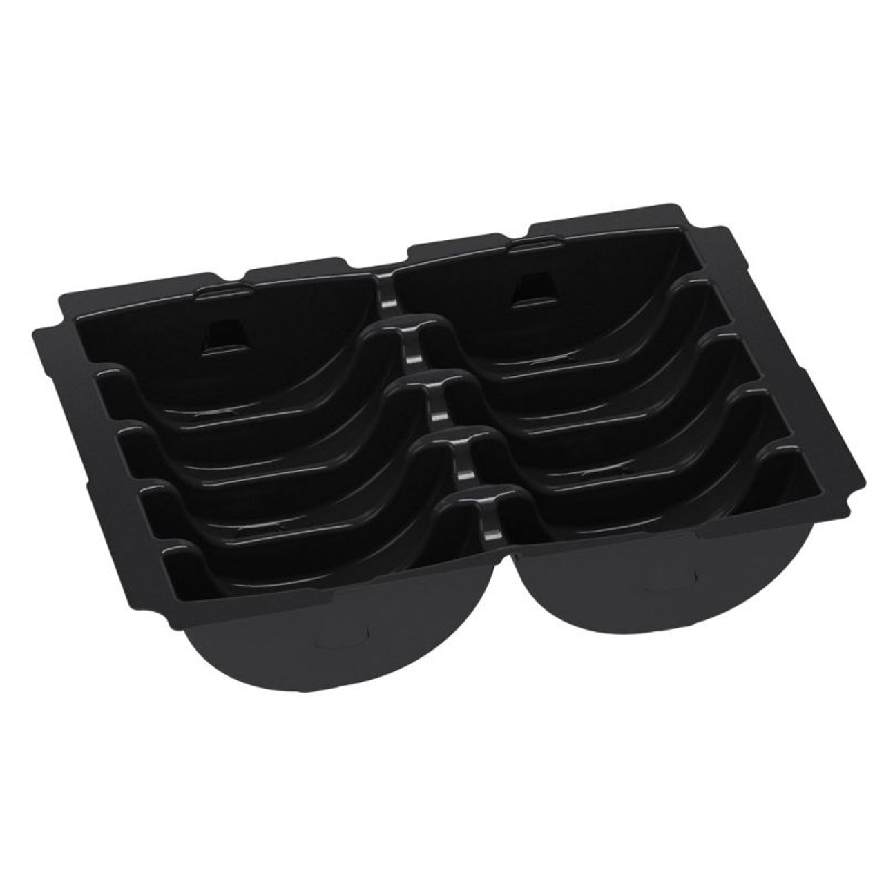 The TANOS Sys3 Accessory ABRASIVES Base Insert is designed for efficient storage of abrasives suitable for models M237 and M337.