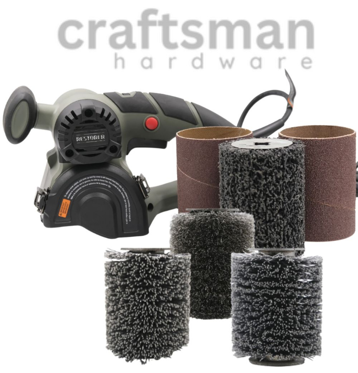 Discover the RESTORER TOOL Full Kit LIVE EDGE WOOD Kit, a versatile tool for cleaning and texturing surfaces.