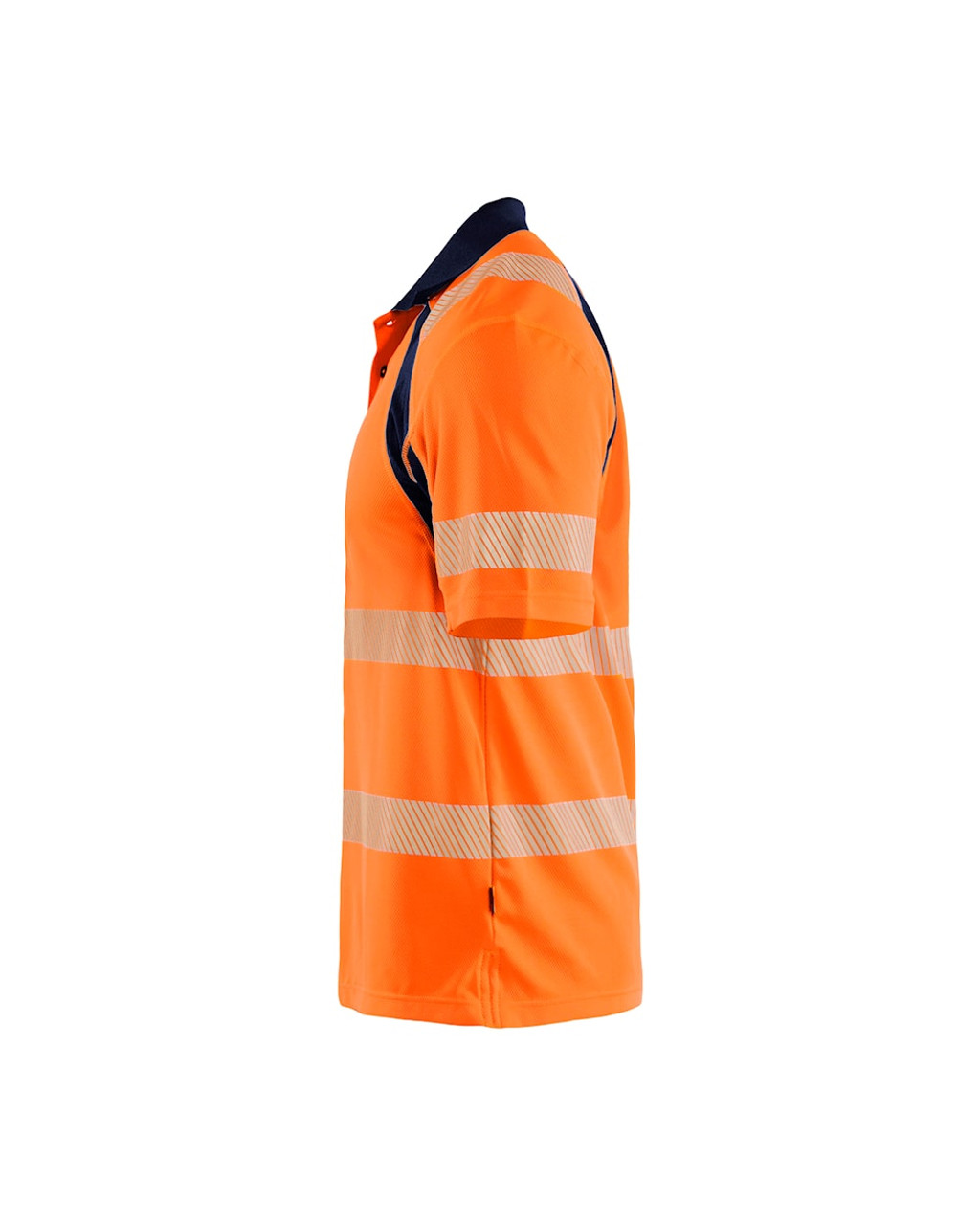 Engineered for versatility, the BLAKLADER Shirts in High Vis Orange / Navy Blue delivers professional polish with Reflective Tape,, and beach-ready comfort in Polyester.