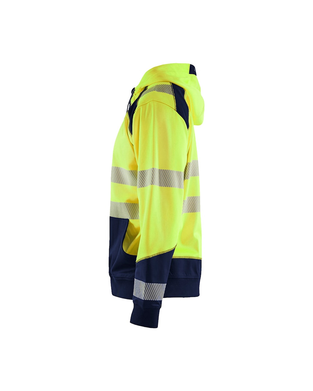 Buy online in Australia and New Zealand a High Vis Yellow / Navy Blue Hoodie for Carpenters that are comfortable and durable.