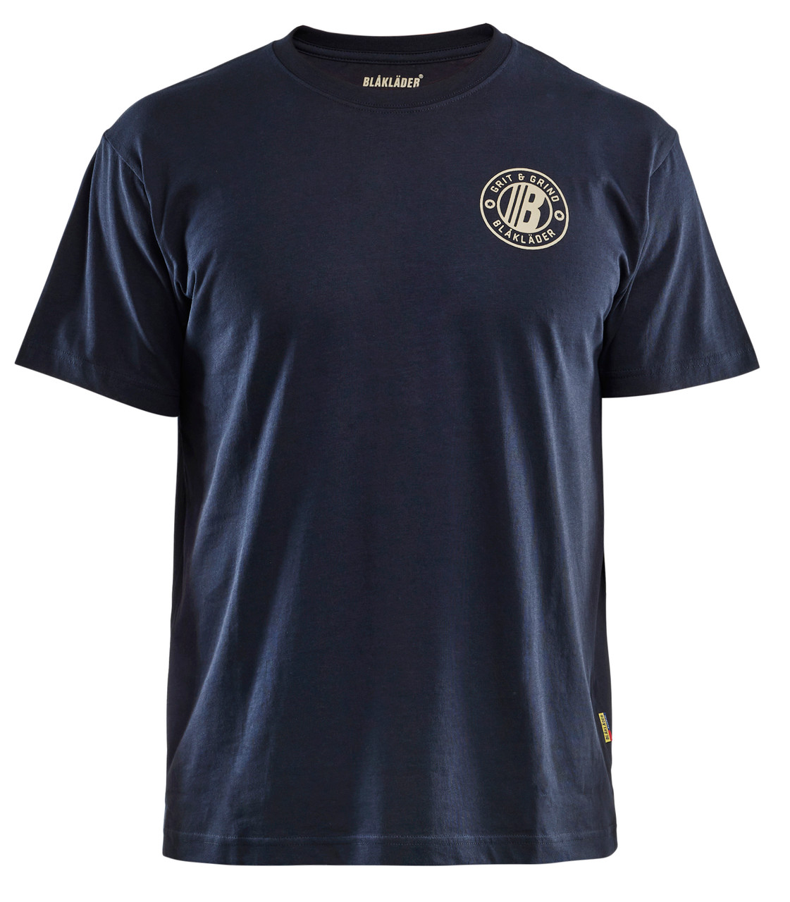 BLAKLADER T-Shirt | 9420 Mens Dark Navy Blue GRIT T-Shirt in Cotton