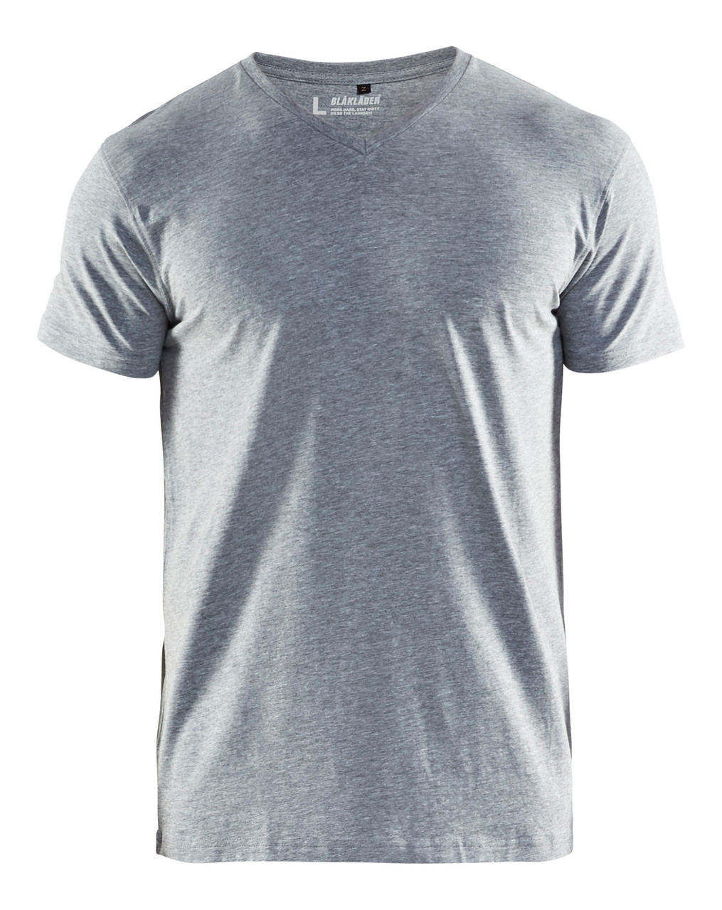 BLAKLADER Cotton with Stretch Black  T-Shirt  for Carpenters that have  available in Australia and New Zealand with V Neck