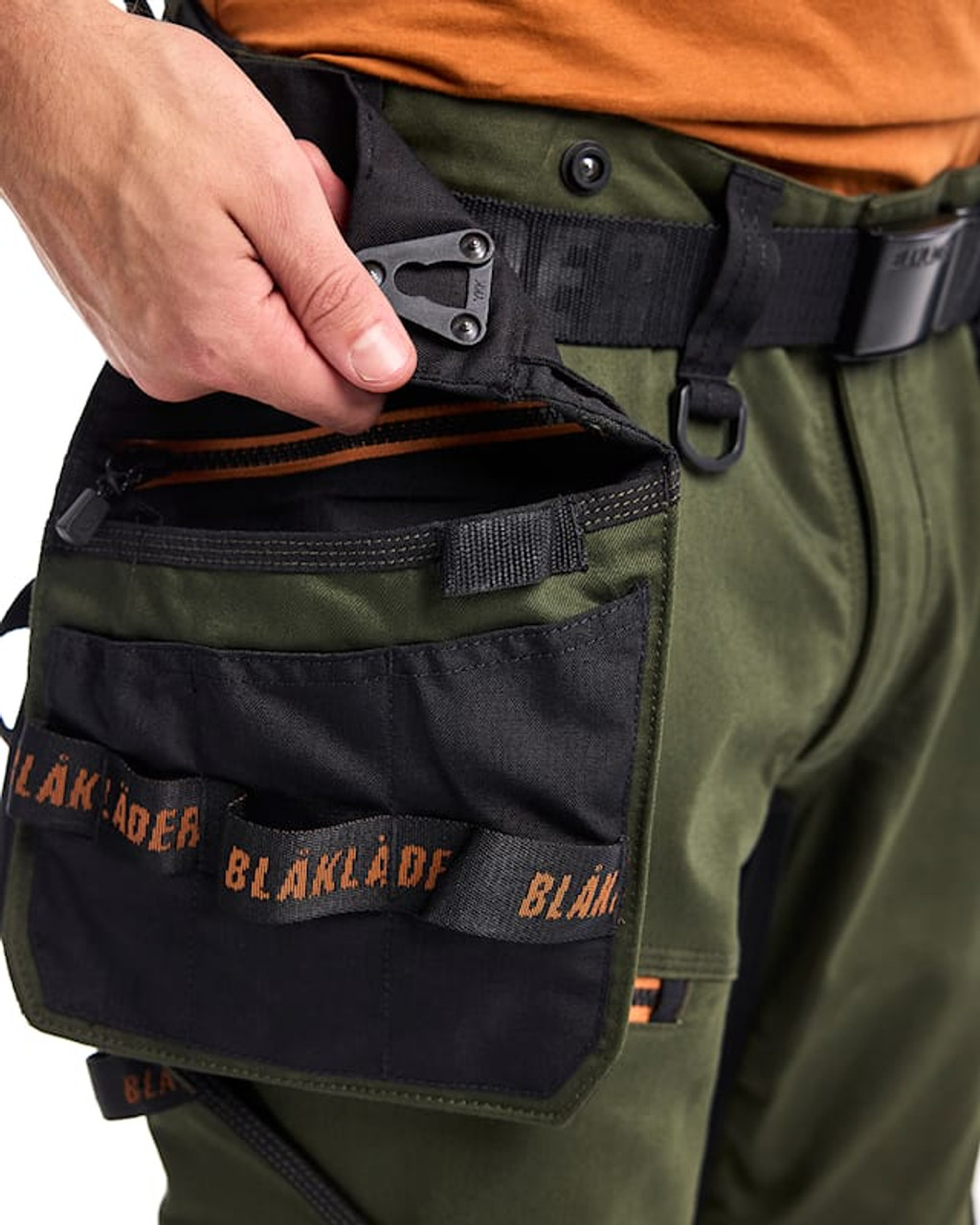 Work Shorts for Craftsman in Forest Green with  Ventilating mesh panels Work Shorts for Craftsman in Forest Green with  Ventilating mesh panels
