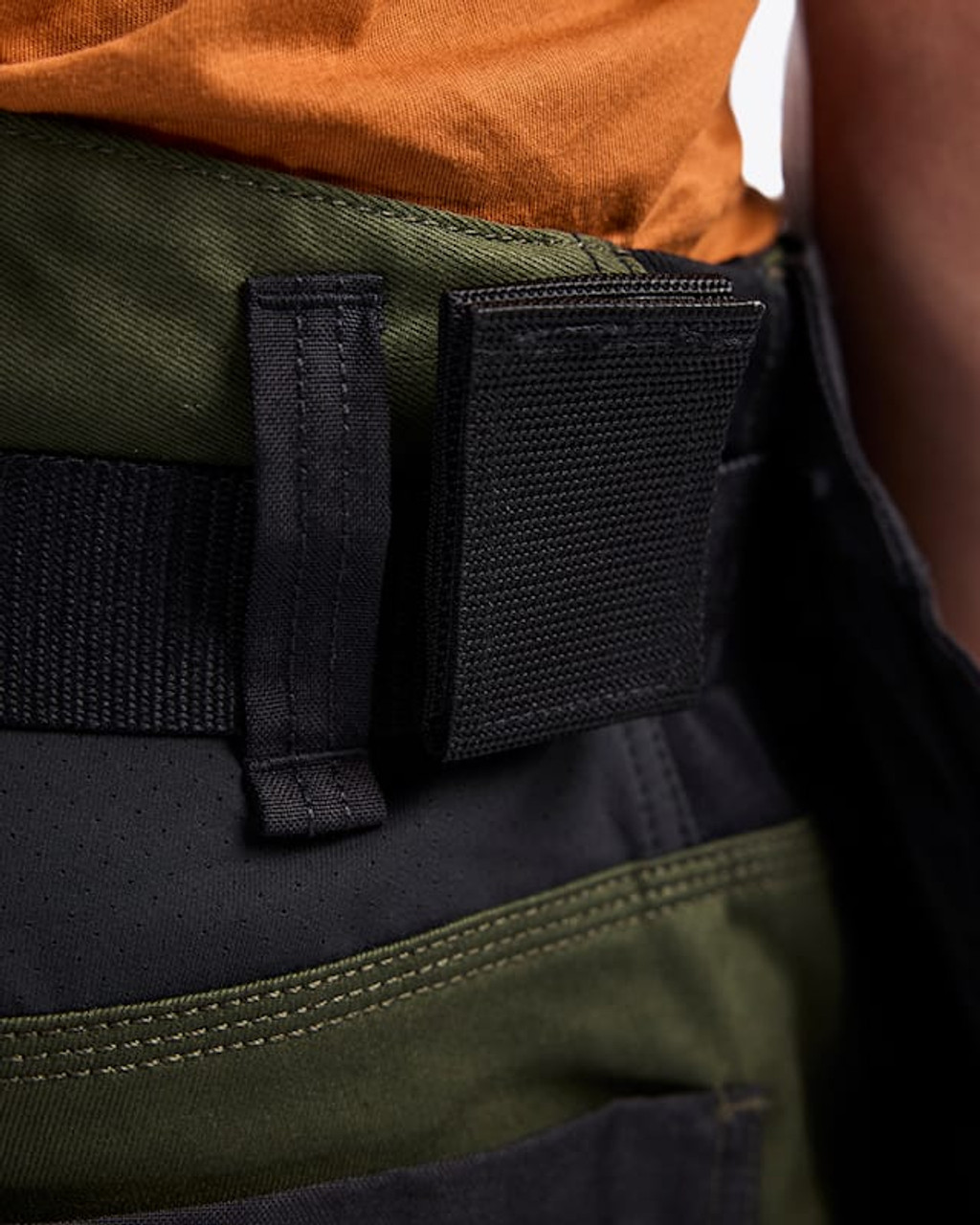 Work Shorts for Craftsman in Forest Green with reflective detail Work Shorts for Craftsman in Forest Green with reflective detail