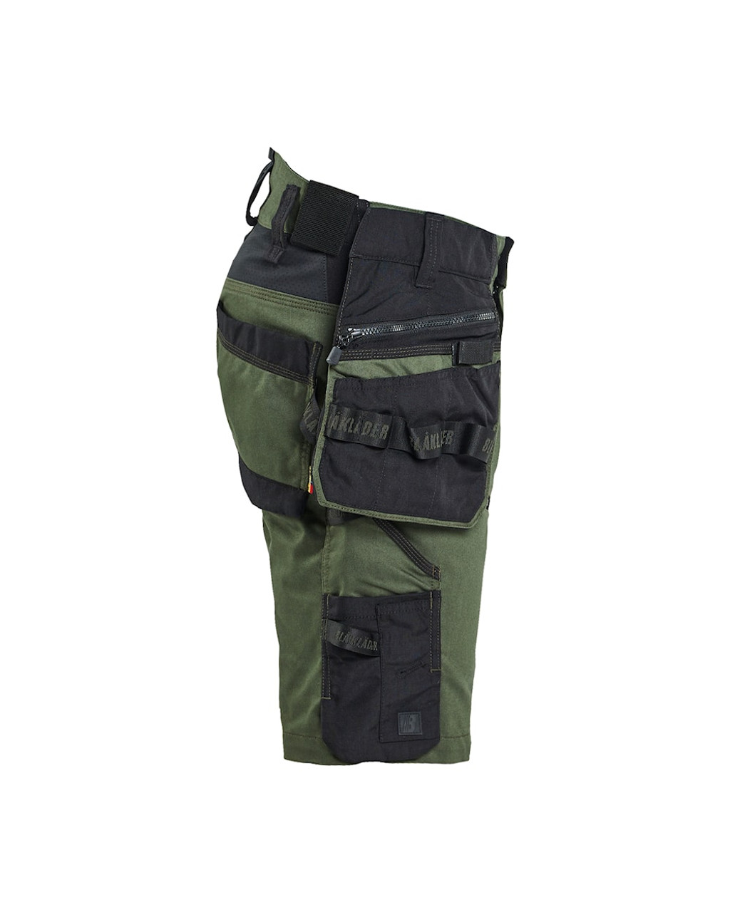 BLAKLADER 1972 Craftsman Forest Green work Shorts with Holster Pockets in Cordura with Stretch BLAKLADER 1972 Craftsman Forest Green work Shorts with Holster Pockets in Cordura with Stretch